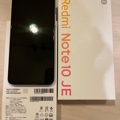 【ネット決済・配送可】シャオミ　Redmi Note10 JE