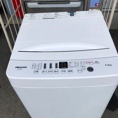 福岡市内配送設置無料 2020年 Hisense 簡易乾燥機能付き洗濯乾燥機