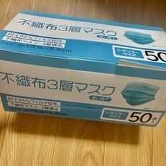 不織布マスク50枚入り 2箱セット