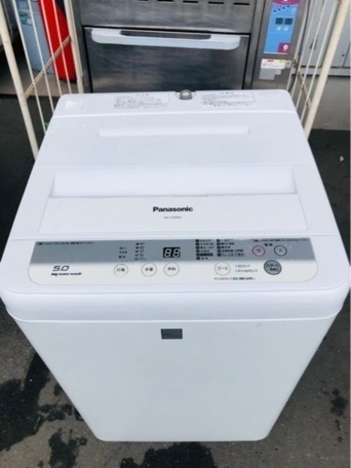 福岡市内配送設置無料 パナソニック 洗濯機 5.0kg 送風乾燥 ステンレス槽つけおきコー ス NA-F50ME3