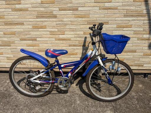中古自転車6段 変速子供車 22インチ ダイナモライト 軽整備済み 安い 防犯登録 町田市 麻生区 神奈川 118SO
