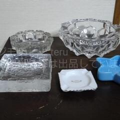 灰皿（1つからどうぞ） アシュトレイ 昭和レトロ ガラス