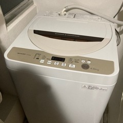 SHARP 洗濯機4.5kg/29日引取り限定