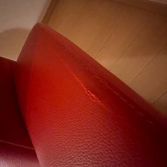 電動ソファ　赤