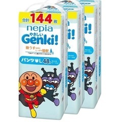 ネピア　Genki!パンツ Lサイズ144枚セット