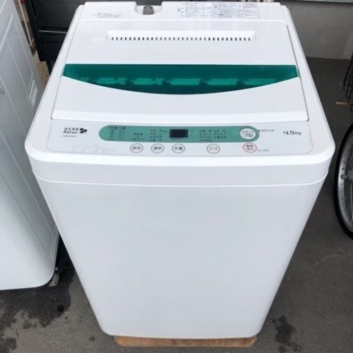 【配送可能】ヤマダ電機オリジナル　全自動電気洗濯機　(4.5kg) HerbRelax YWM-T45A1(W)