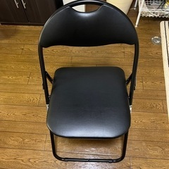 【お引き取り先決定】折りたたみパイプ椅子2脚セット