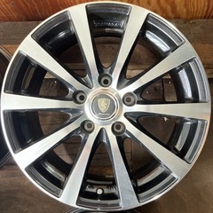 アルミホイール16インチ 6.5J 4本／114.3-5H +38／Manaray Sport A4272