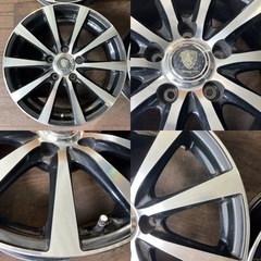 アルミホイール16インチ 6.5J 4本／114.3-5H +38／Manaray Sport A4272