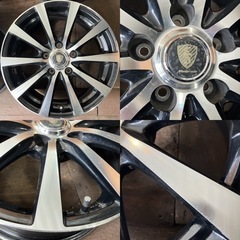 アルミホイール16インチ 6.5J 4本／114.3-5H +38／Manaray Sport A4272