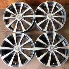 アルミホイール16インチ 6.5J 4本／114.3-5H +38／Manaray Sport A4272