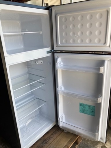 本日最終日 2ドア冷蔵庫 Haier JR-N130C 黒 2022年製