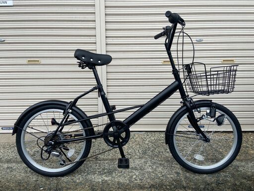 新品・未使用　ミニベロ小径車　20インチ　シマノ6段ギア　ブラック