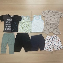 100 男の子 子供服 まとめ売り 夏服 半袖 ズボン パジャマ