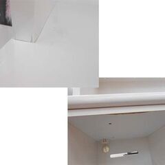 レンジボード 幅100.5cm キッチン収納 ホワイト系 ポスティア 家電ボード ニトリ 大型   食器棚 白 鏡面 札幌市 西区 西野 