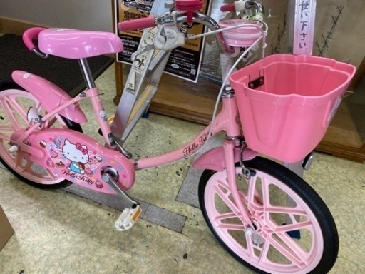 【自転車】ハローキティ自転車 3才～ 女の子用 18インチ【綺麗め自転車売ります買います！アールワン田川】