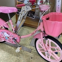 🚴【自転車】ハローキティ自転車 3才～ 女の子用 18インチ【綺...