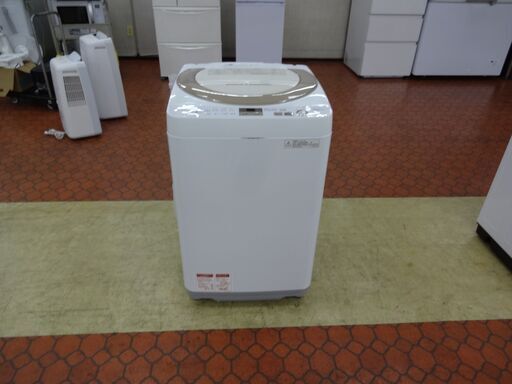 ID 354210　洗濯機7K　シャープ　キズ有　２０７年製　ES-GE7A