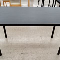 ★ジモティ割あり★ IKEA テーブル 黒 H73.5×D60×...