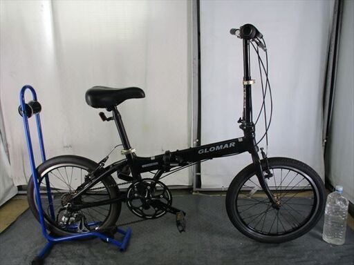 C905★￥25800円★整備済み 中古折りたたみ自転車　ダホン　GLOMAR【20インチ　黒 　アルミフレーム】