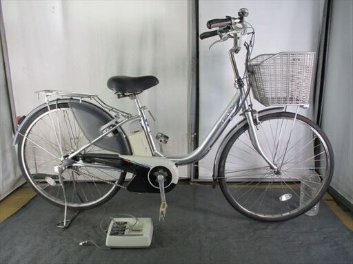 C925　★整備済み　中古電動自転車★ＹＡＭＡＨＡ　pas【26インチ　シルバー　7.6Ah】