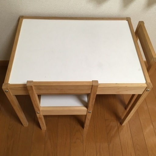 IKEA キッズテーブル\u0026チェア