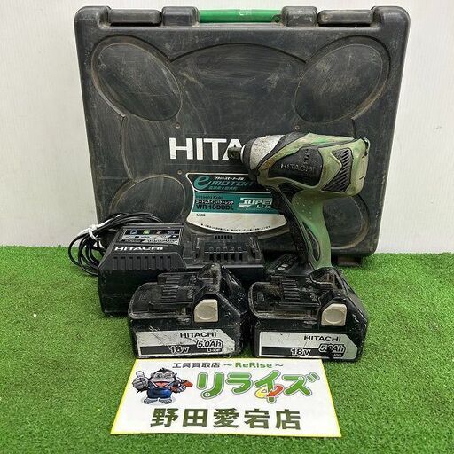 日立工機 WR18DBDL コードレスインパクトレンチ【野田愛宕店】【店頭取引限定】【中古】IT1E080N2VSN