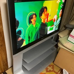 Panasonic50型プラズマテレビ。型は古いですが普通に映ります。