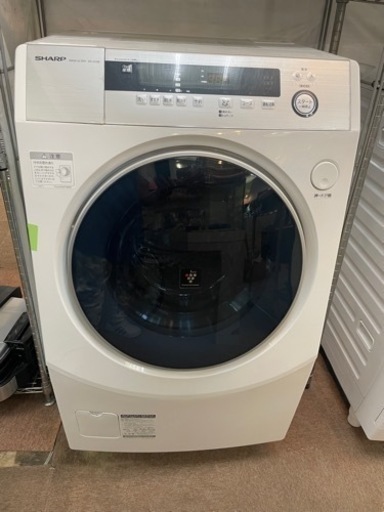SHARP ES-H10B-WL [ドラム式プラズマクラスター洗濯乾燥機