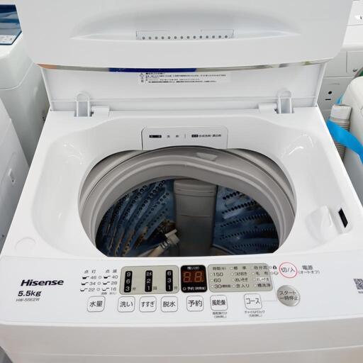 ★ジモティ割あり★ Hisense 洗濯機 5.5kg 23年製 動作確認／クリーニング済み OJ1454