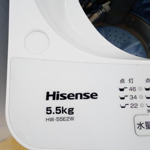 ★ジモティ割あり★ Hisense 洗濯機 5.5kg 23年製 動作確認／クリーニング済み OJ1454