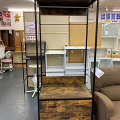 6-61 収納付ハンガーラック【一部地域配送可・現状渡し】カグマニア