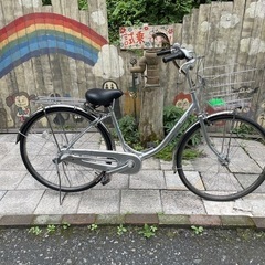 売り切れました『中古自転車』Sleipnir アルミ クロス 艶消し黒