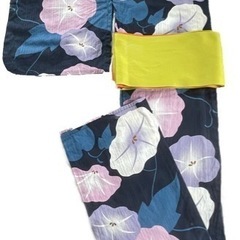 【決まりました】◆夏祭りに最適・浴衣と帯のセット