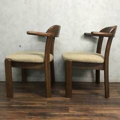???WY4/80 キツツキ HIDA 飛騨産業 ダイニングチェア アームチェア 