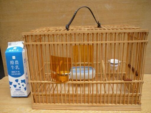 鳥かご　竹製