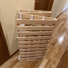 すのこベッド　すのこ　マット　四つ折り