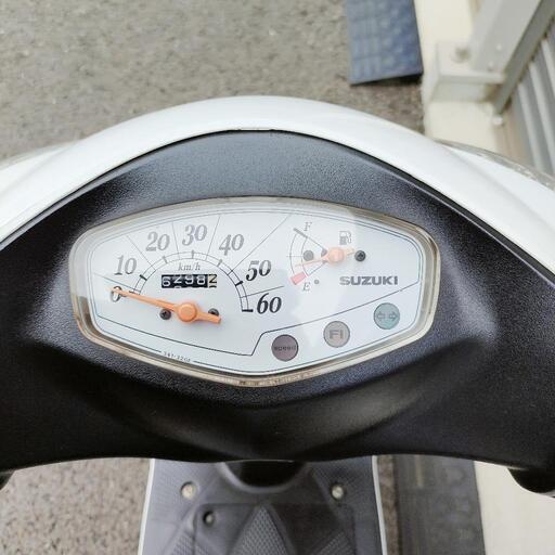 2701.高年式FI車両 アドレスv50 バッテリー、シート新品 リアウィング付属 千葉県柏市 即日配送、自走引き取りも可能