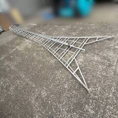 🔷🔶🔷WY4/90 園芸脚立 三脚 アルミ製 三脚脚立 梯子 ハシゴ はしご 植木屋 約4m66cm ★直接引き取り限定 ※千葉県市川市🔷🔶🔷