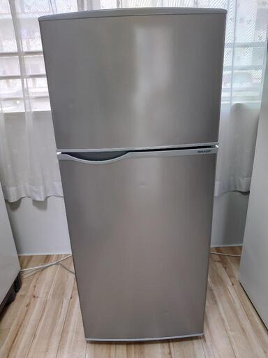 シャ−プ 2021年製 128L 冷凍冷蔵庫 SJ-H13E-S 美品 14日間保証付  福岡市内1000円配達可