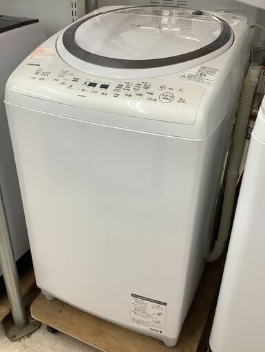 TOSHIBA/東芝 洗濯乾燥機 洗濯8kg/乾燥4.5kg AW-8V6 2018年製【ユーズドユーズ名古屋天白店】J2670