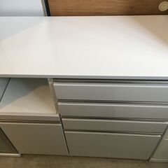 マナベ家具 レンジ台 レンジボード キッチンカウンター レイⅡ 幅100cm