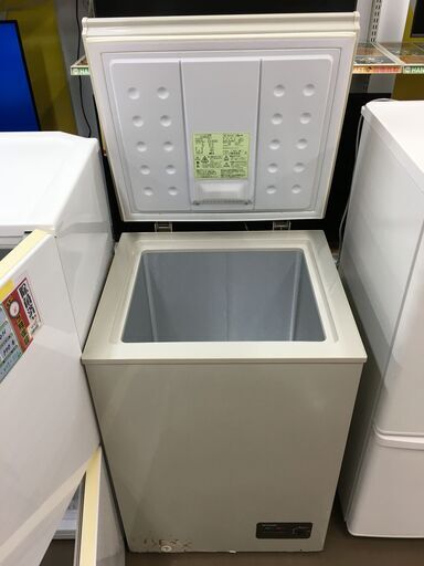 【中古品】シャープ SHARP 冷凍庫 FC-BX10A-C 100L 2014年 傷 サビあり