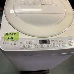 sharp 洗濯機7KG 2916年