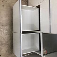 高橋木工 キッチンボード エチュード120 食器棚 レンジ台 システム 