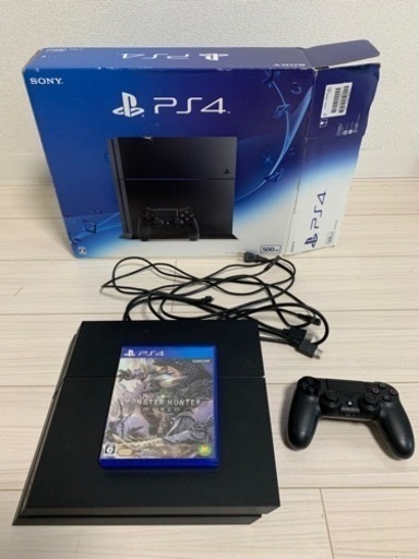 ［中古］PS4 MHW付き　値下げ交渉可