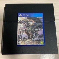 中古］PS4 MHW付き 値下げ交渉可