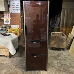 簡易清掃・動作確認済】3ドア冷蔵庫 HITACHI／日立 R-S3800GV 375L