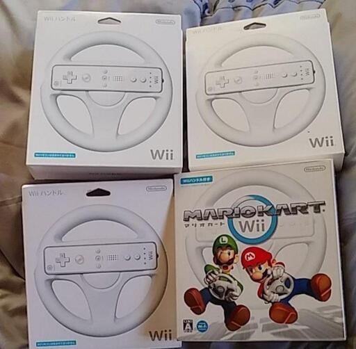 マリオカートWii　ソフト　ハンドルまとめ売り