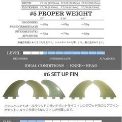 マイクシェイプス　スティンガー　サーフボード　5フィン　6.1